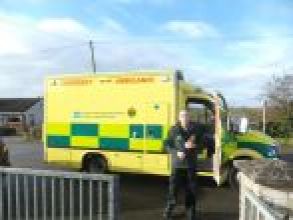 Visit from the Ambulance Service